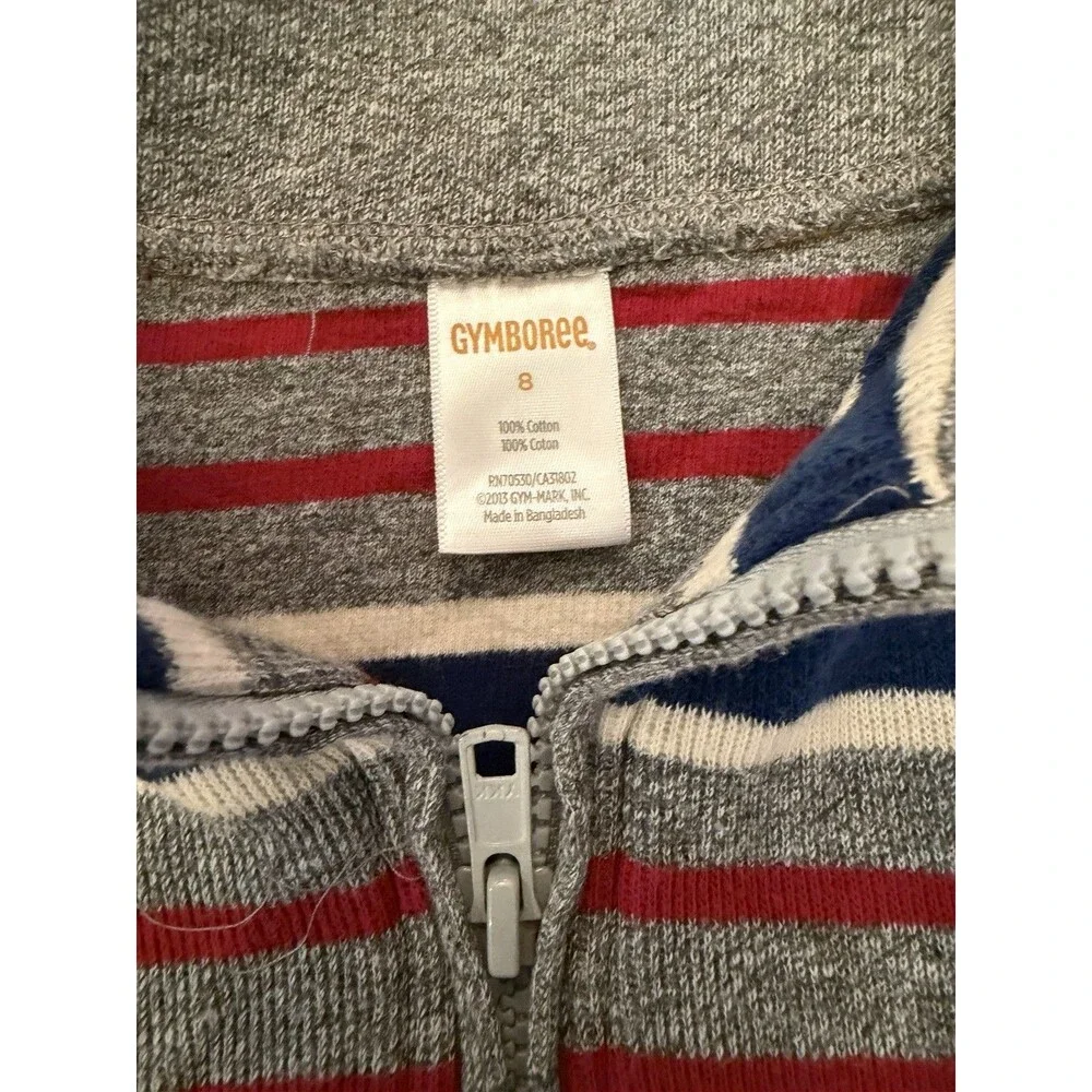 Gymboree Multi-Color Stripe Cotton Long Sleeve Sweater Size 8 Boys